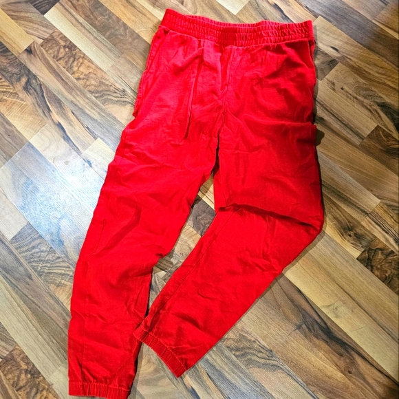 Zara red sweat pants - Picture 1 of 4
